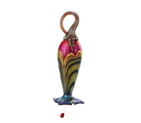 Blown Glass Hummingbird Feeders